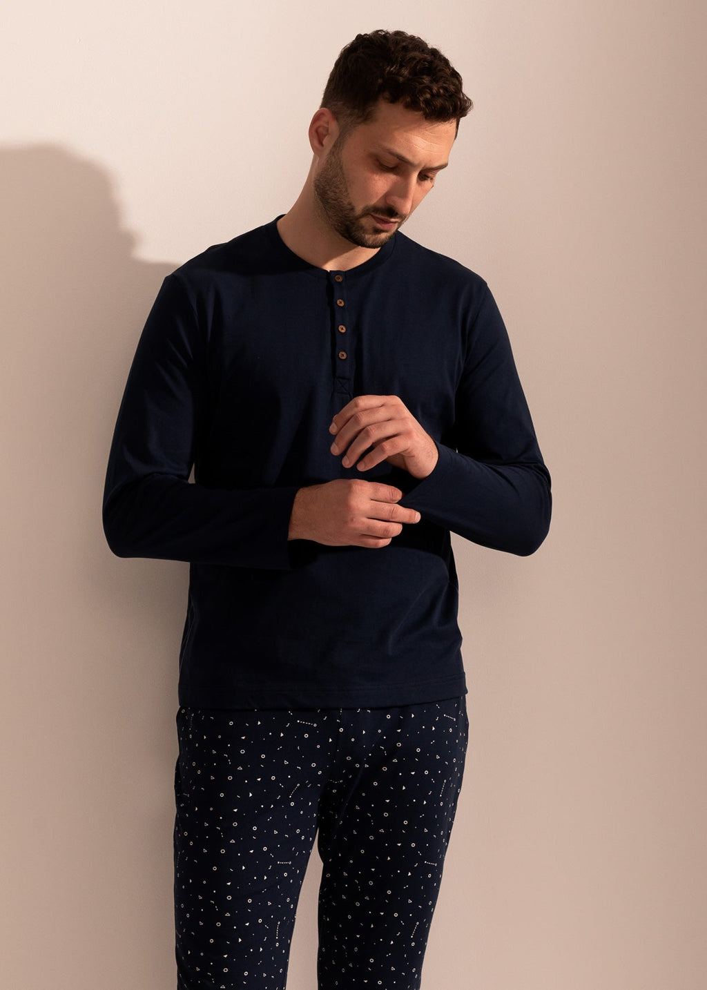 Pijama Bărbați Abel Bumbac TWIN Sofiaman.ro