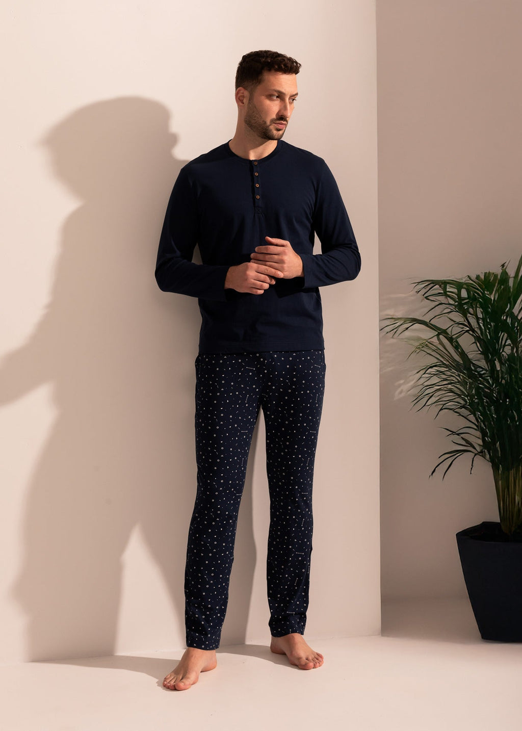 Pijama Bărbați Abel Bumbac TWIN Sofiaman.ro