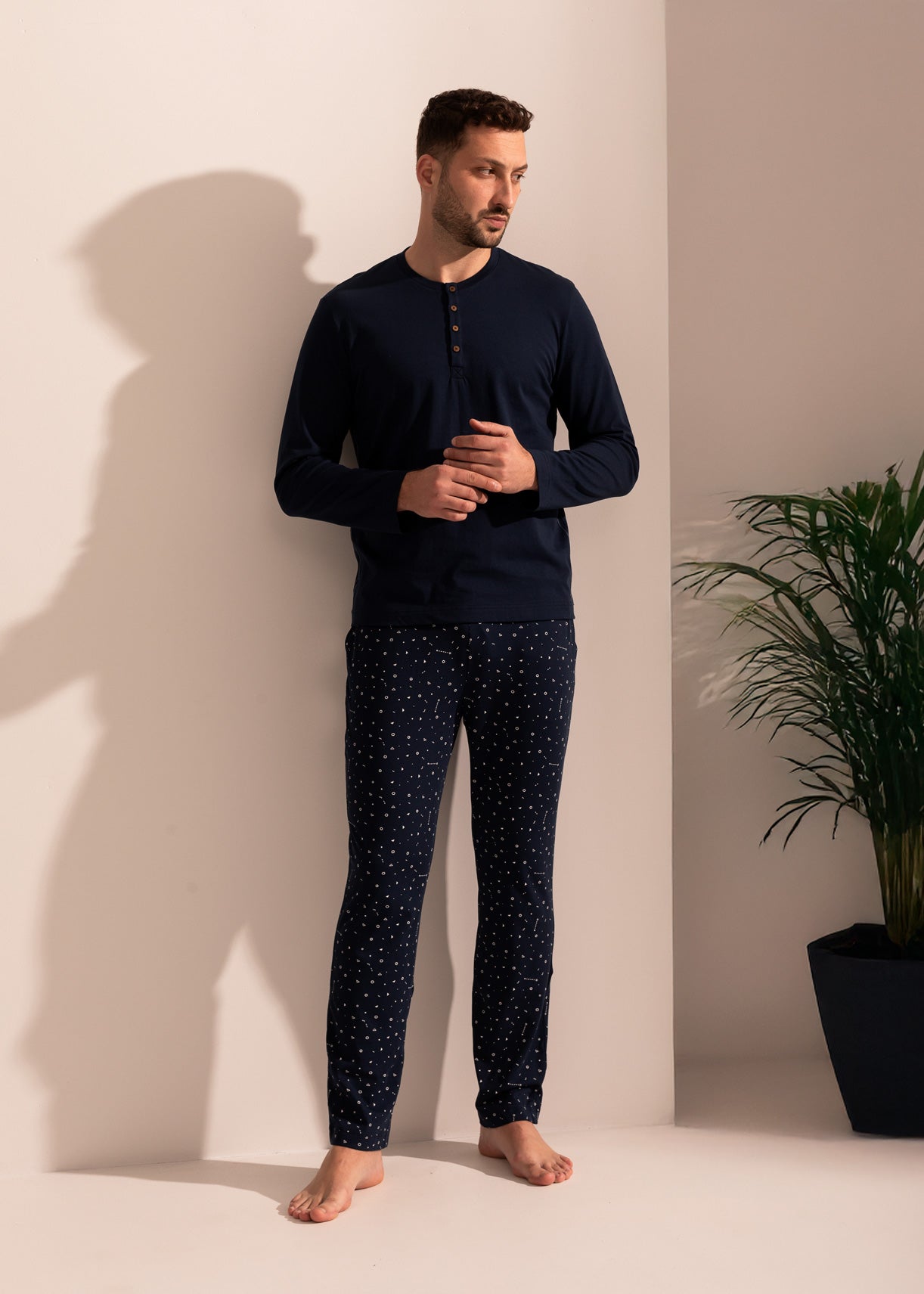 Pijama Bărbați Abel Bumbac TWIN Sofiaman.ro