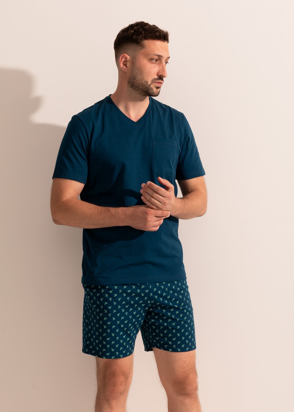 Pijama Bărbați Abel Bumbac TWIN Sofiaman.ro