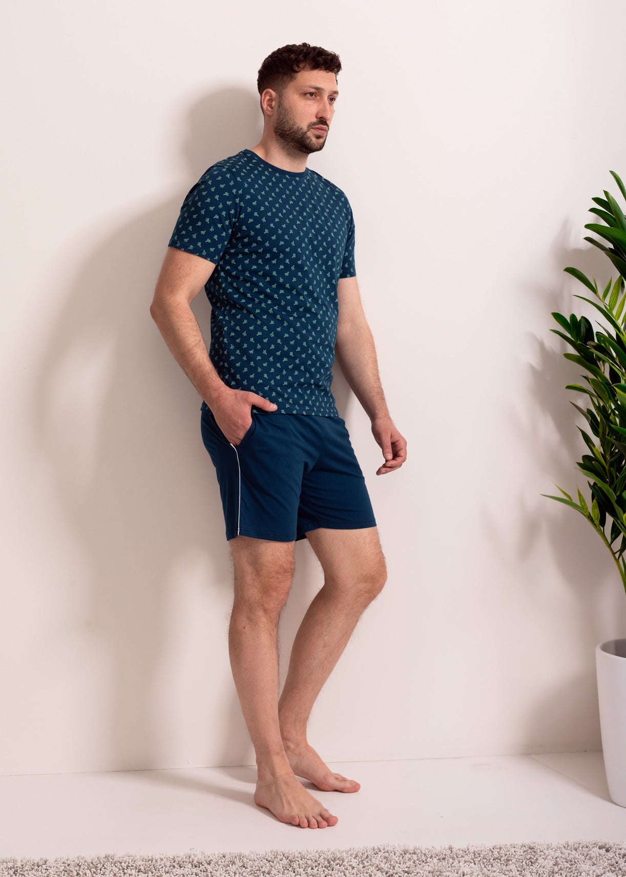 Pijama Bărbați Abel Bumbac TWIN Sofiaman.ro