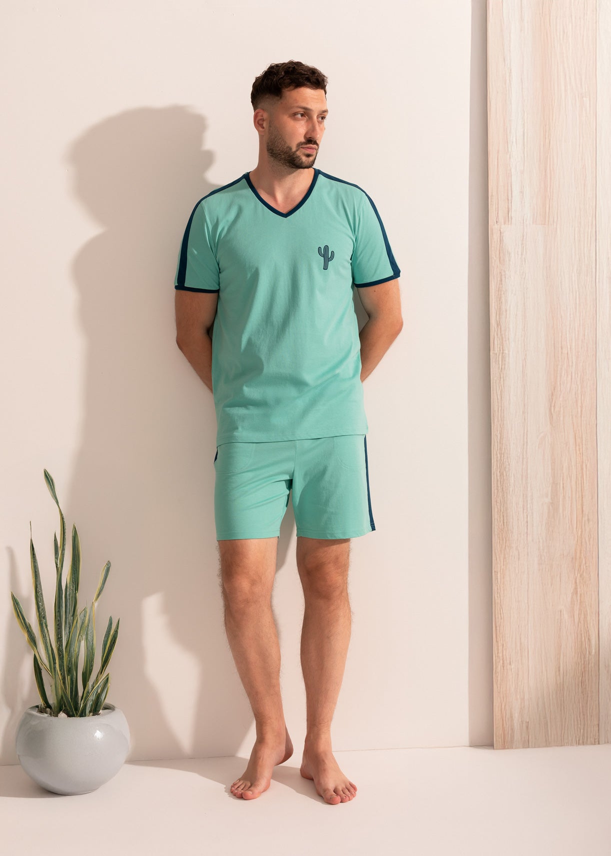 Pijama Bărbați Abel Bumbac TWIN Sofiaman.ro