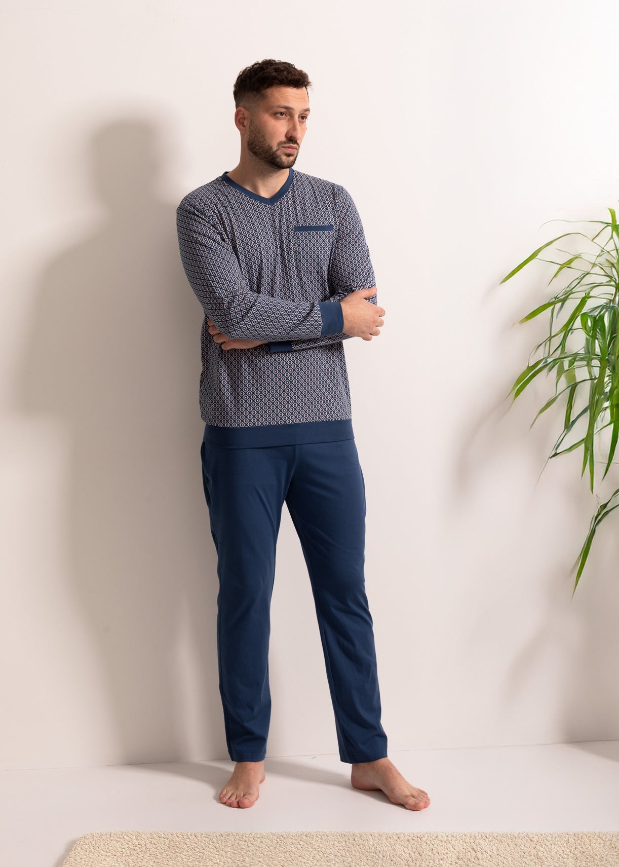 Pijama Bărbați Arlo Bumbac TWIN Sofiaman.ro