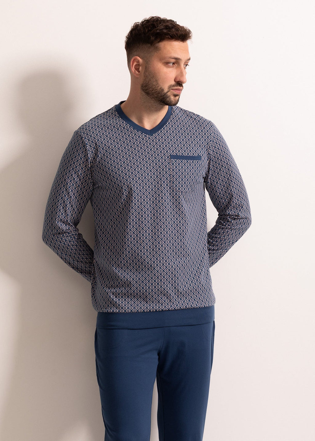 Pijama Bărbați Arlo Bumbac TWIN Sofiaman.ro