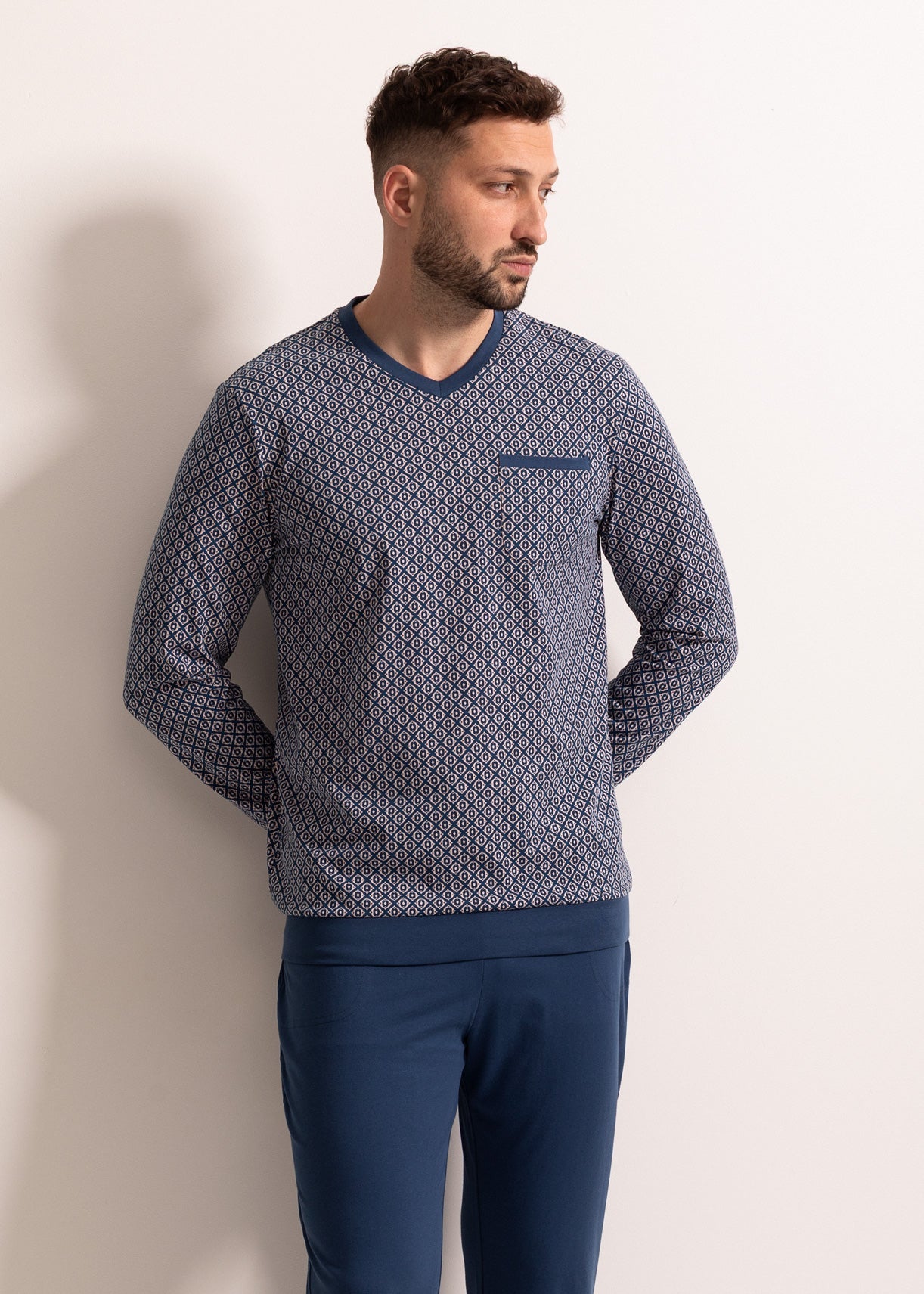 Pijama Bărbați Arlo Bumbac TWIN Sofiaman.ro
