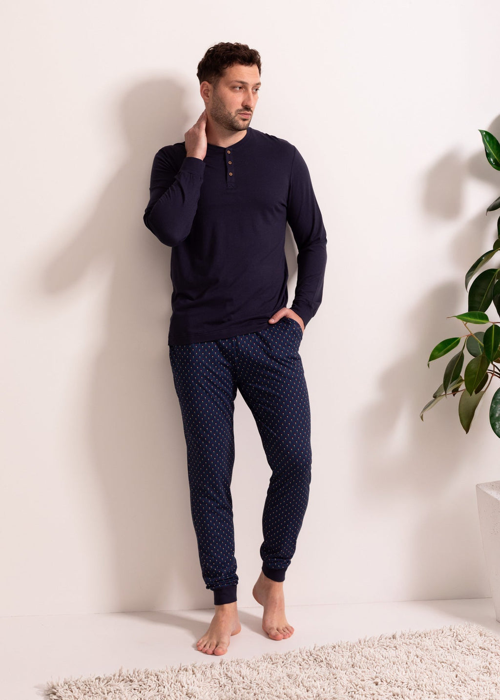 Pijama Bărbați Derek Bambus Sofiaman.ro