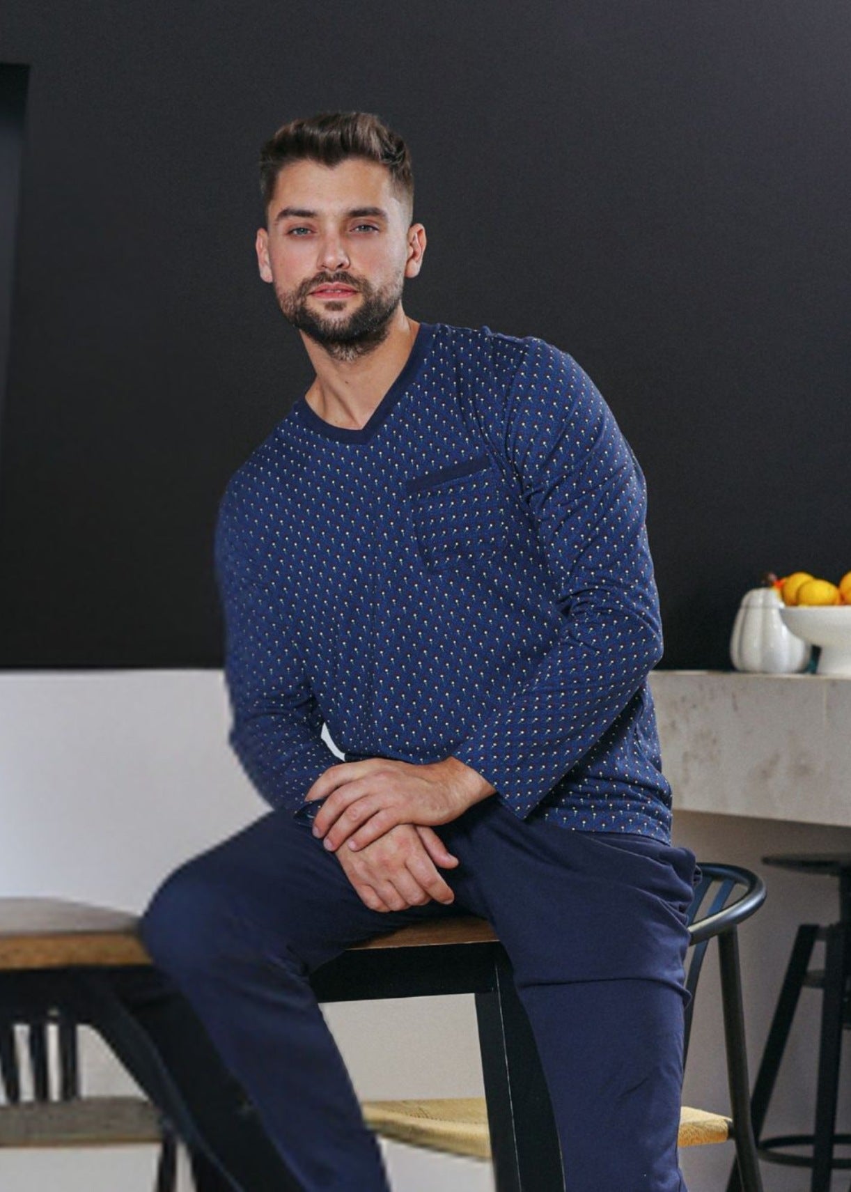 Pijama Bărbați Derek Bambus Sofiaman.ro
