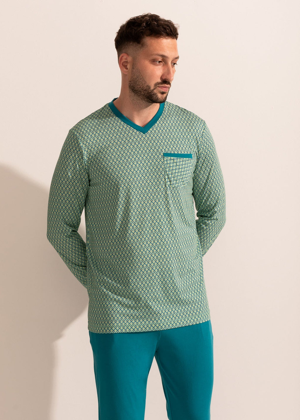 Pijama Bărbați Derek Bambus Sofiaman.ro