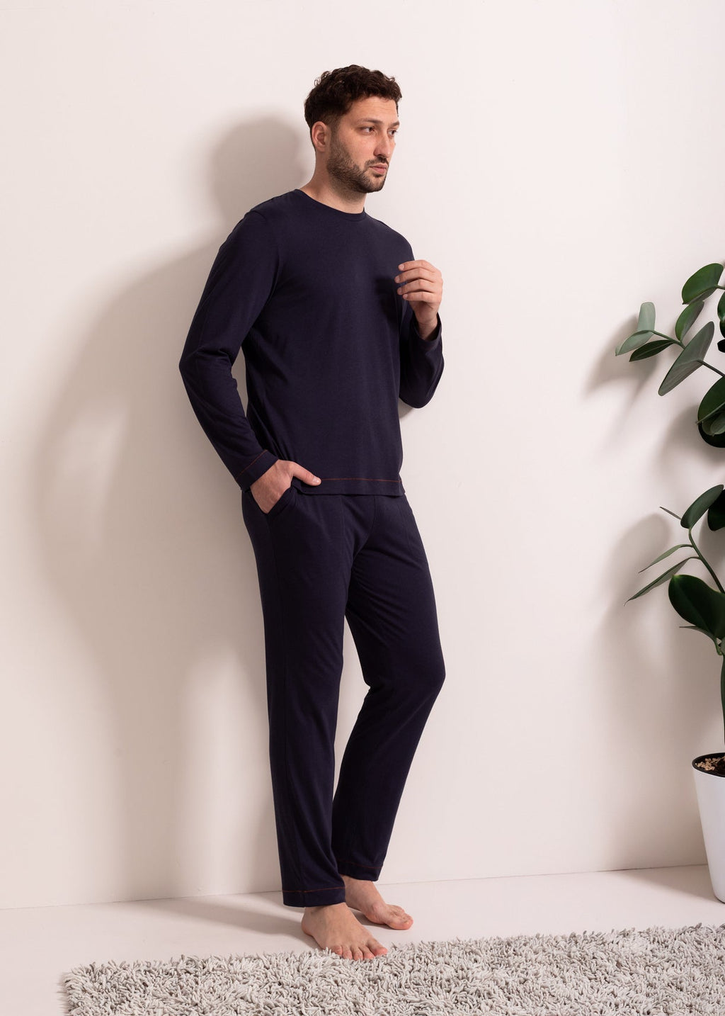 Pijama Bărbați Johnny Bambus Sofiaman.ro