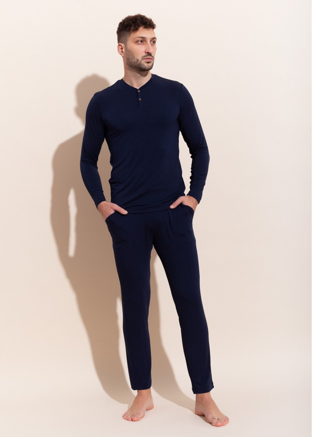 Pijama Bărbați Taylor Micromodal și Cașmir Sofiaman.ro