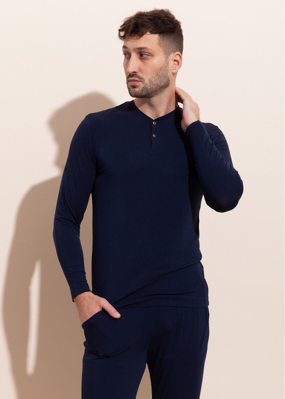 Pijama Bărbați Taylor Micromodal și Cașmir Sofiaman.ro