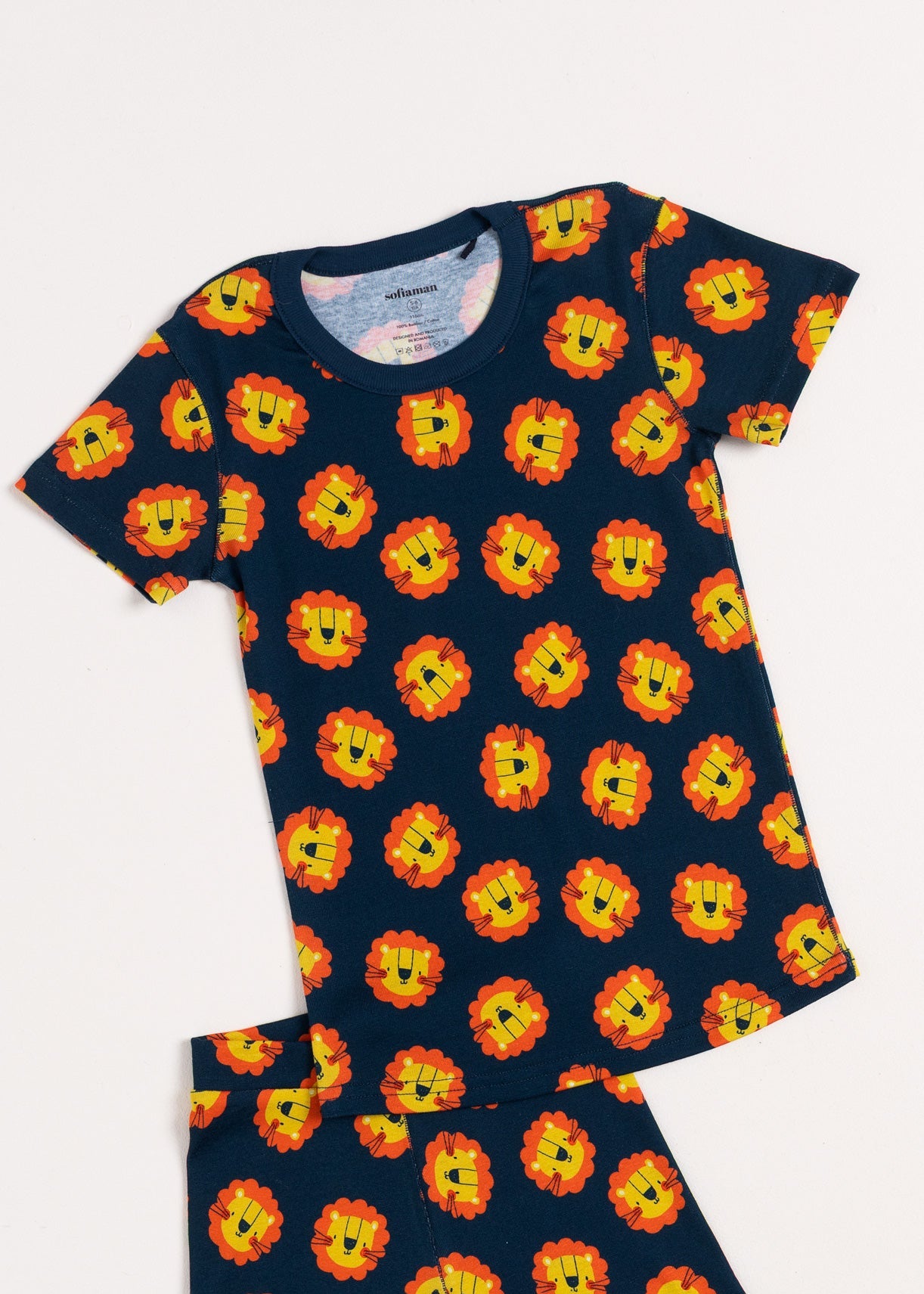 Pijama Copii Lions Bumbac Sofiaman.ro