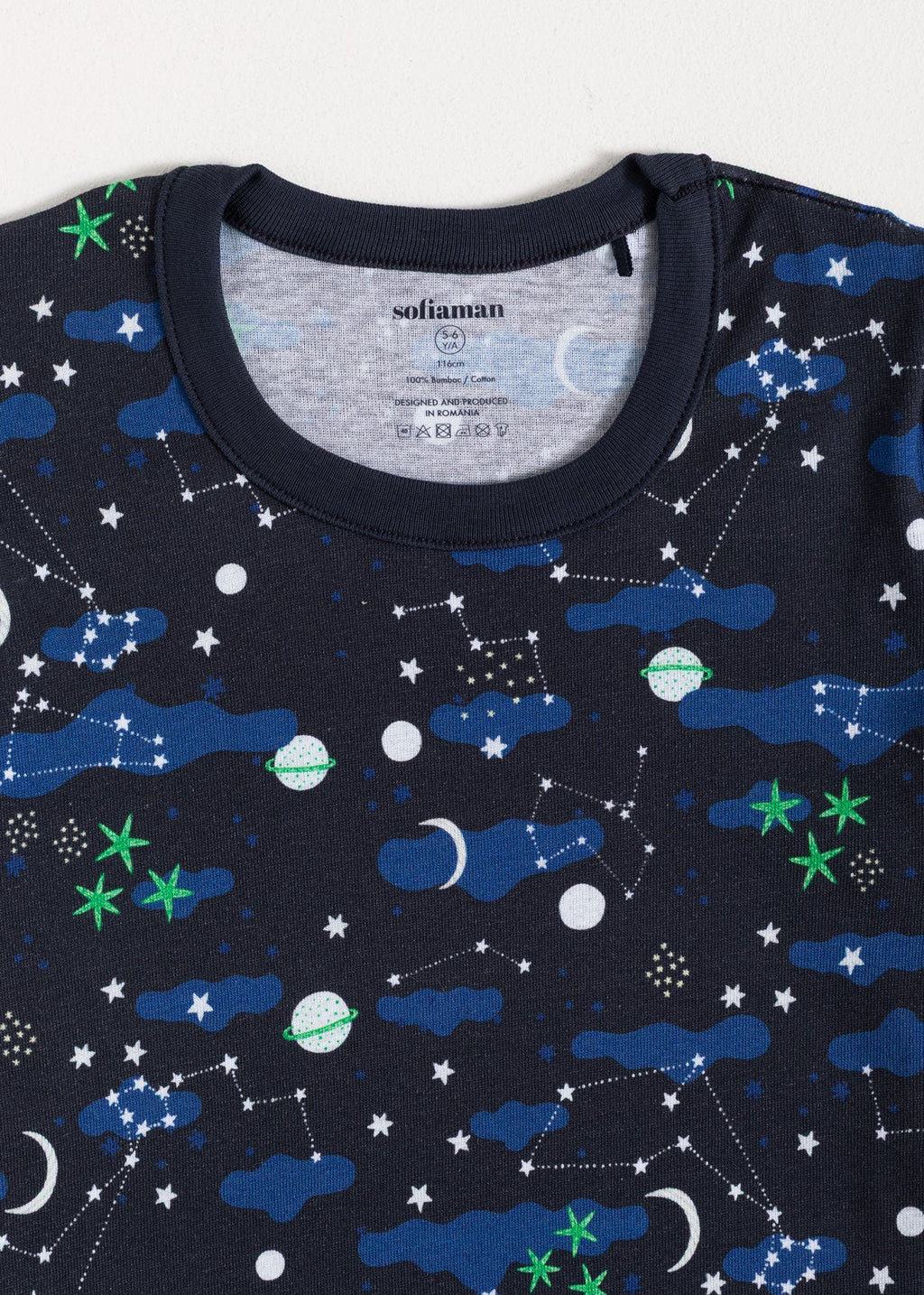 Pijama Copii Galaxy Bumbac Sofiaman.ro