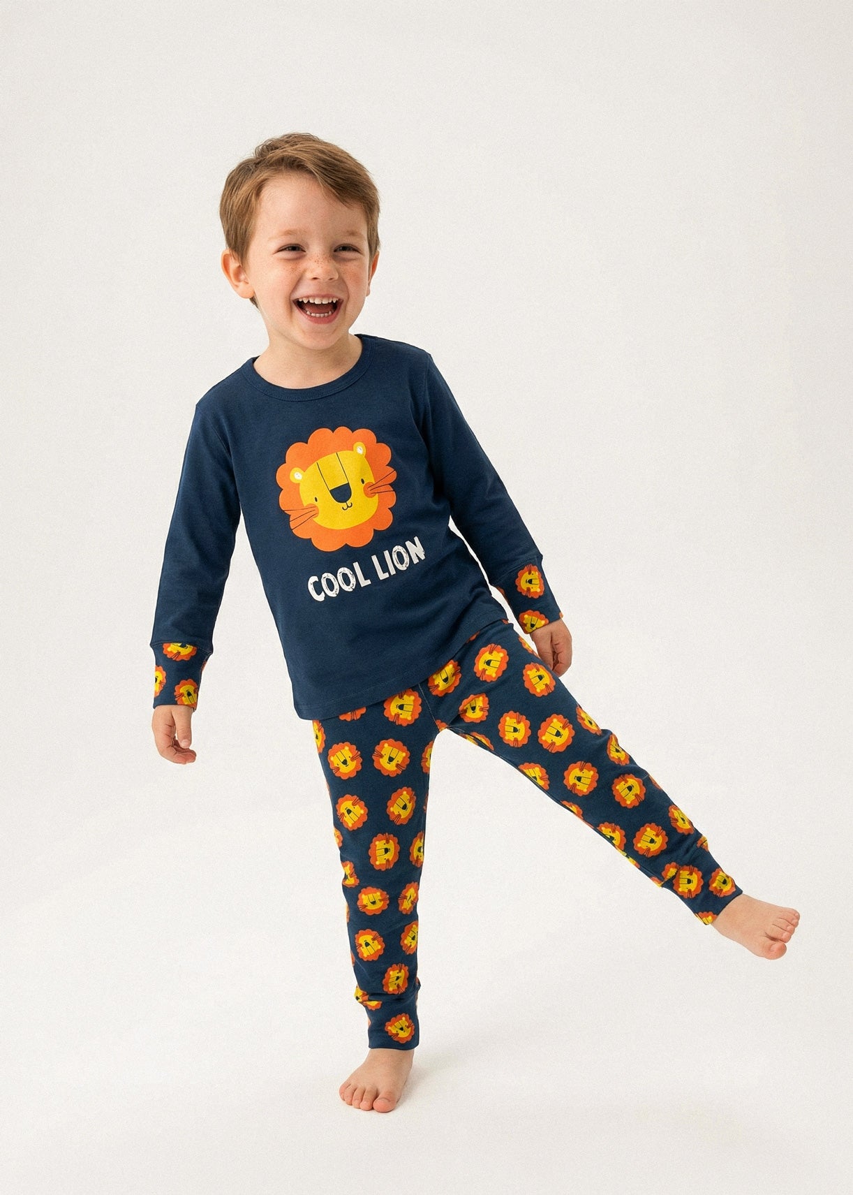 Pijama Copii Lions Bumbac Sofiaman.ro