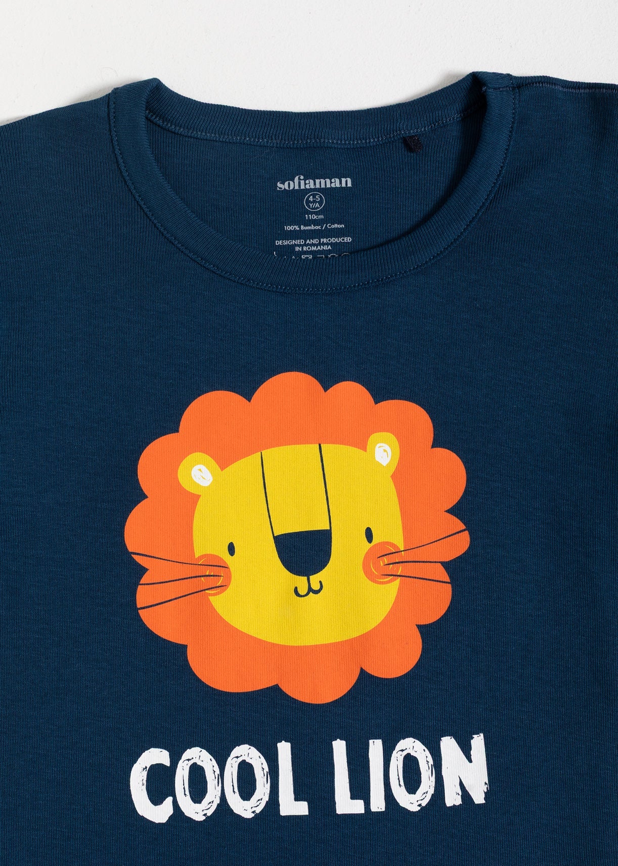 Pijama Copii Lions Bumbac Sofiaman.ro