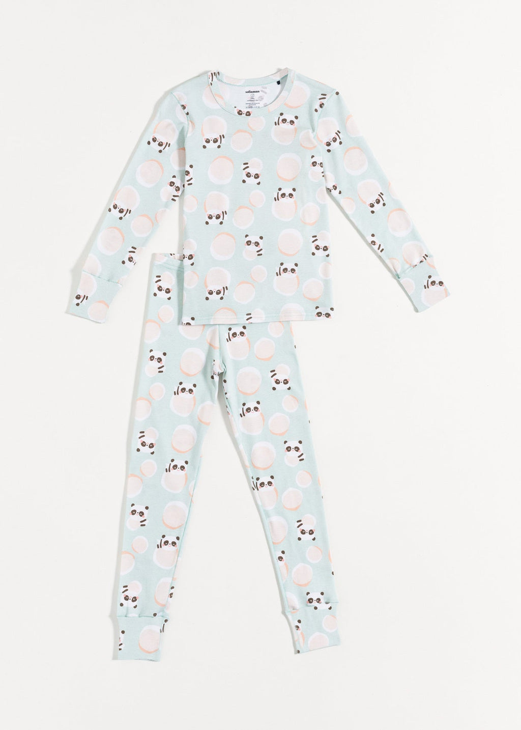 Pijama Copii Panda Bumbac Sofiaman.ro