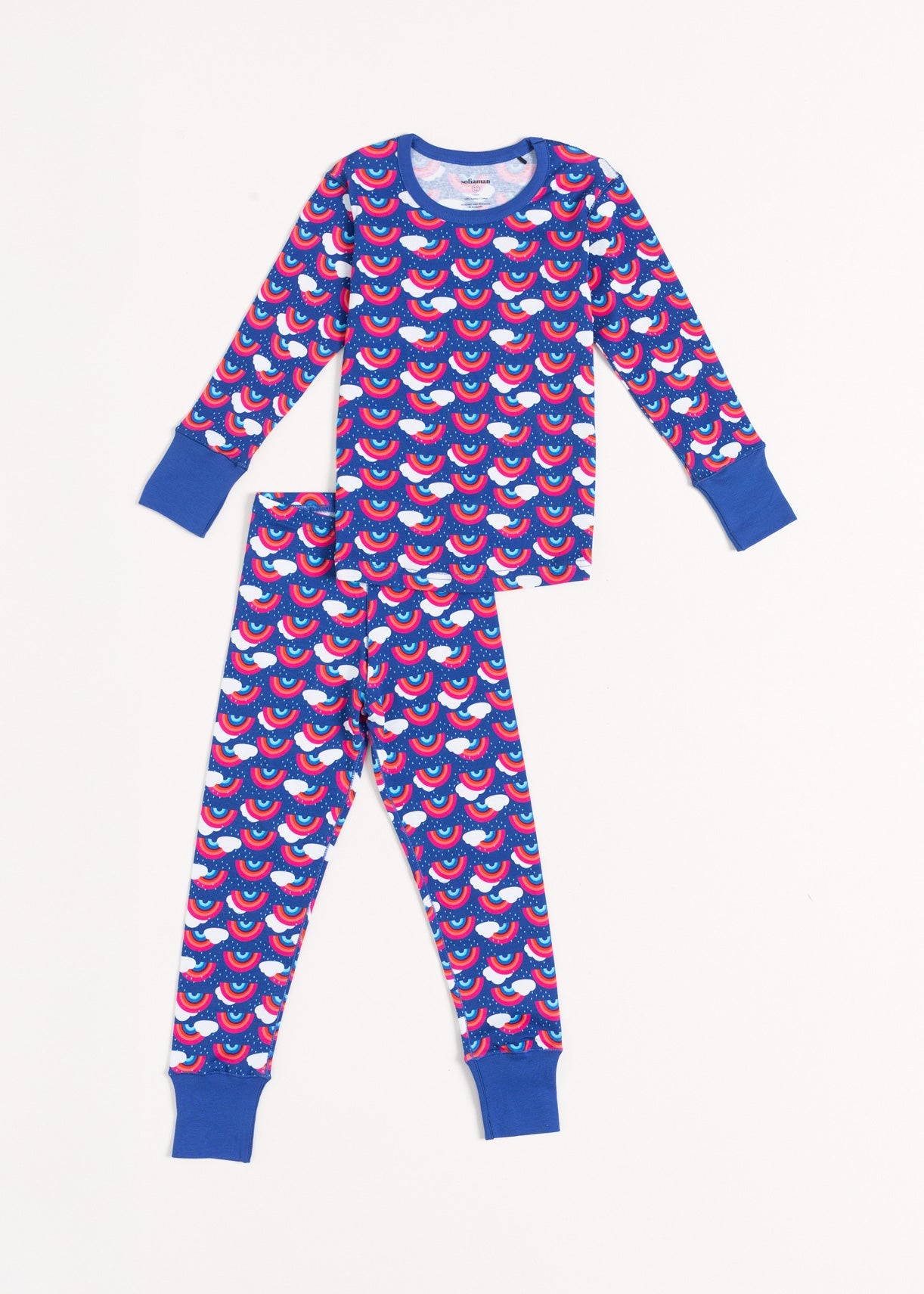 Pijama Copii Rainbow Bumbac Sofiaman.ro