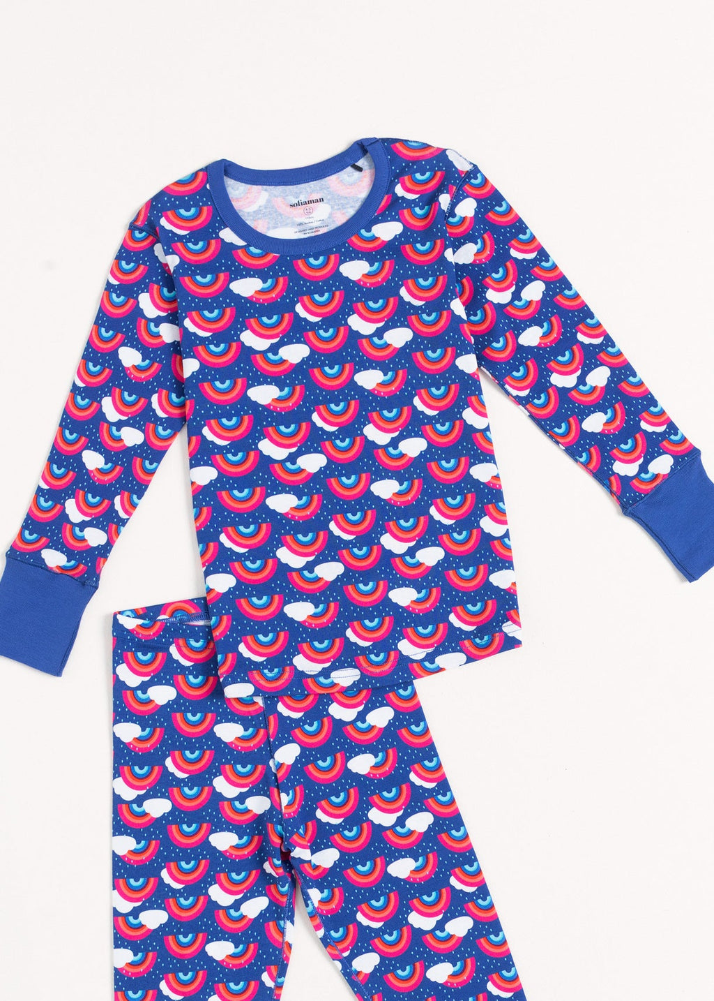Pijama Copii Rainbow Bumbac Sofiaman.ro