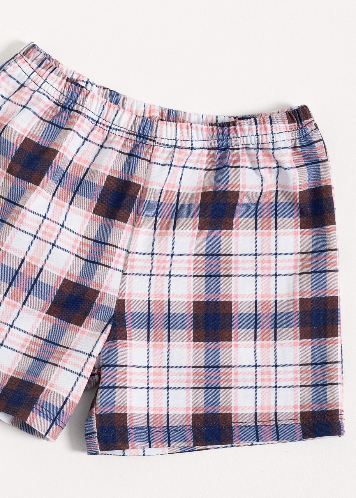Pijama Copii Tartan Bumbac TWIN Sofiaman.ro