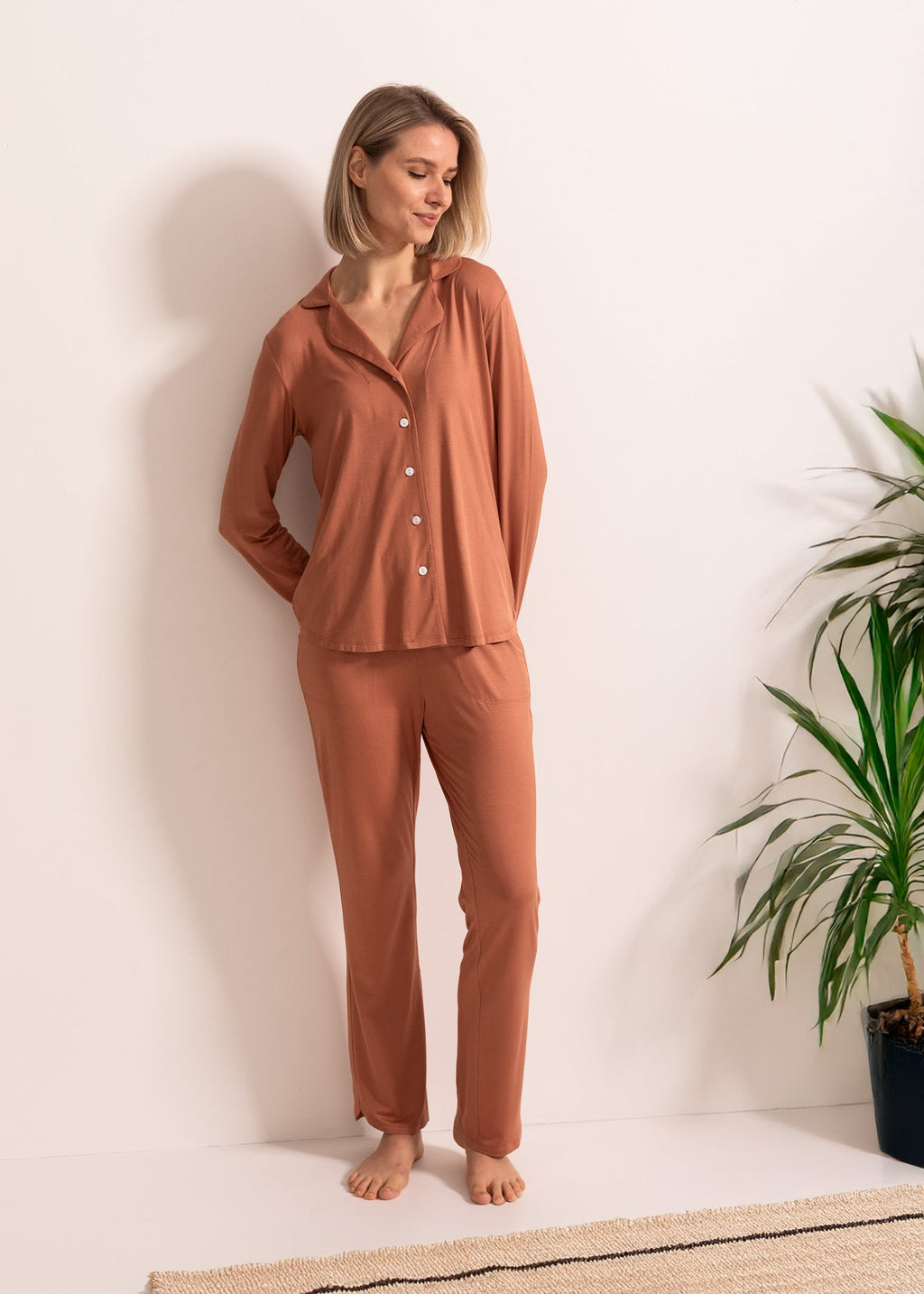 Pijama Damă Cameron Micromodal Sofiaman.ro