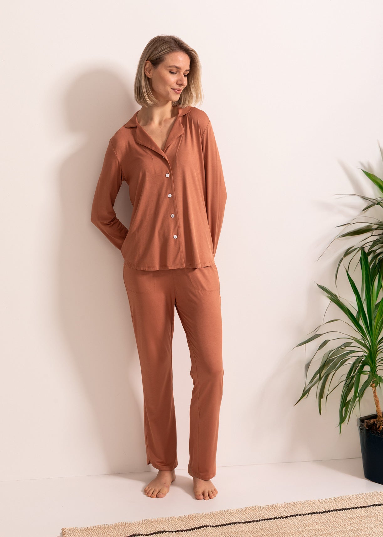 Pijama Damă Cameron Micromodal Sofiaman.ro