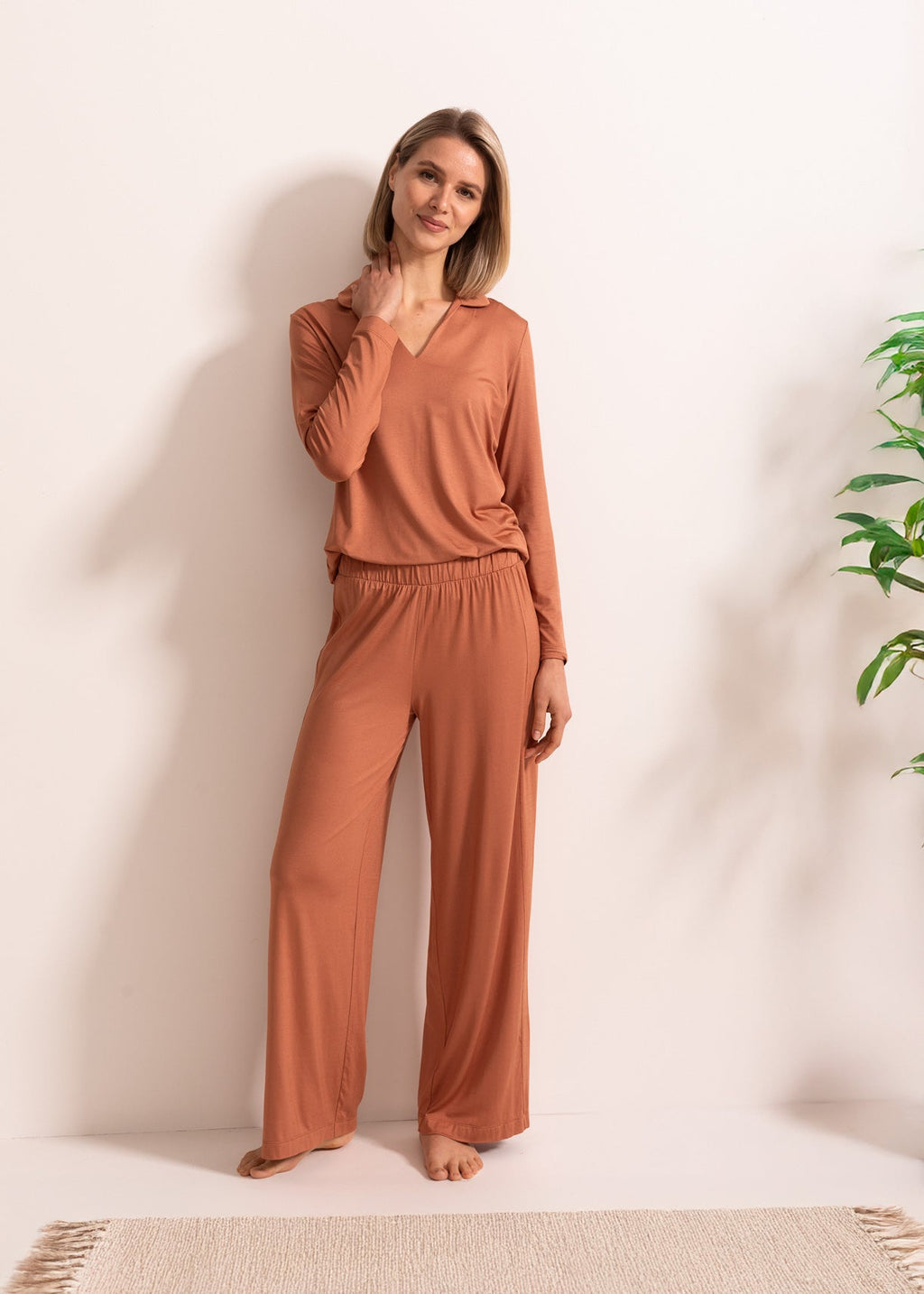 Pijama Damă Cameron Micromodal Sofiaman.ro