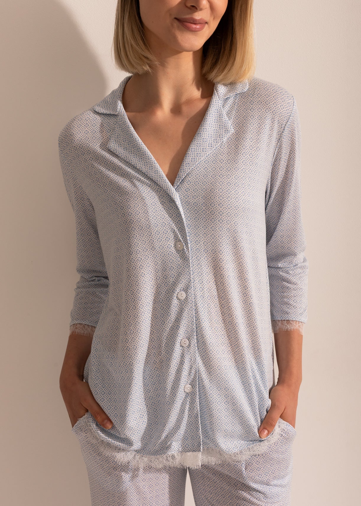 Pijama Damă Clara Micromodal Sofiaman.ro