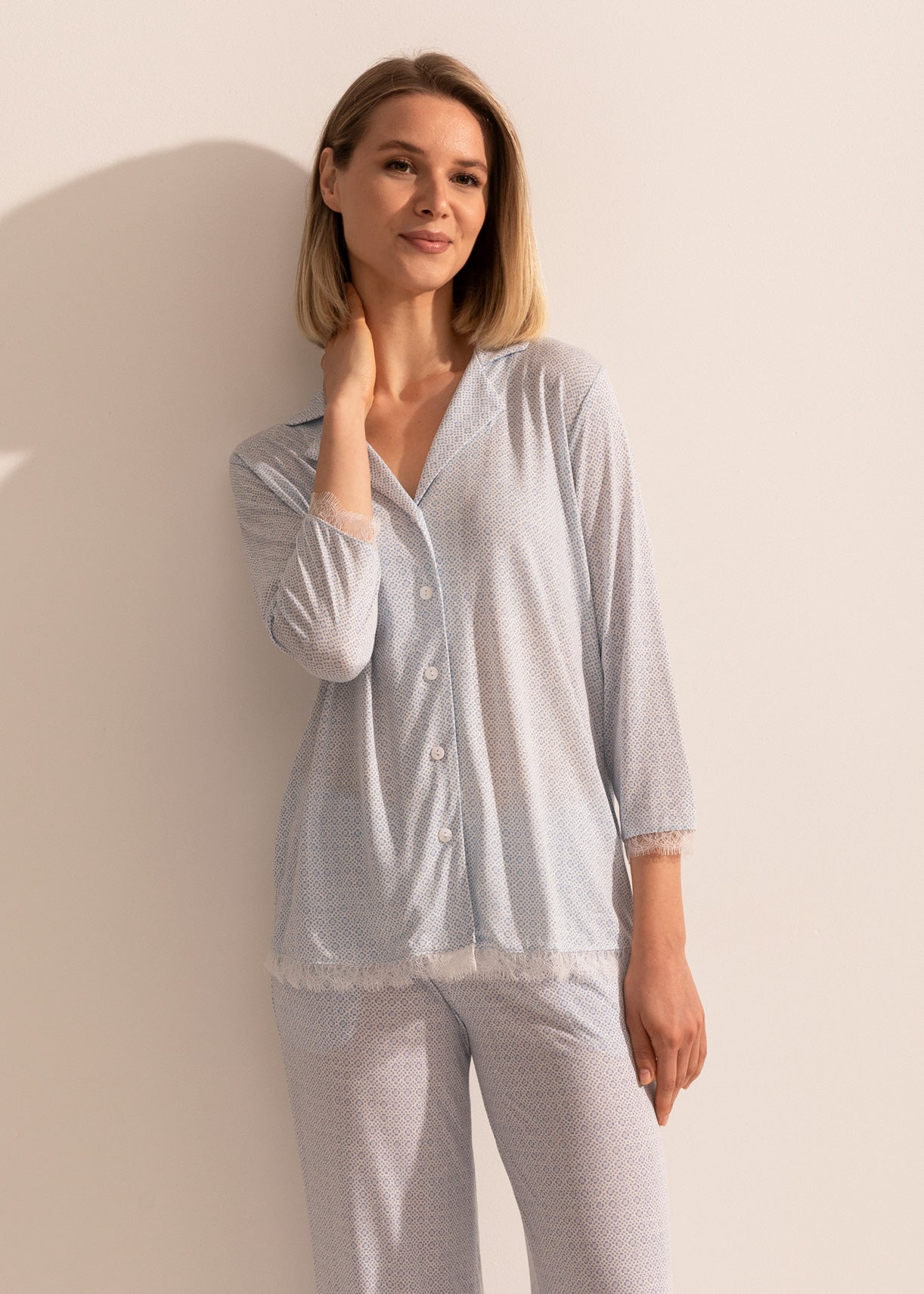 Pijama Damă Clara Micromodal Sofiaman.ro
