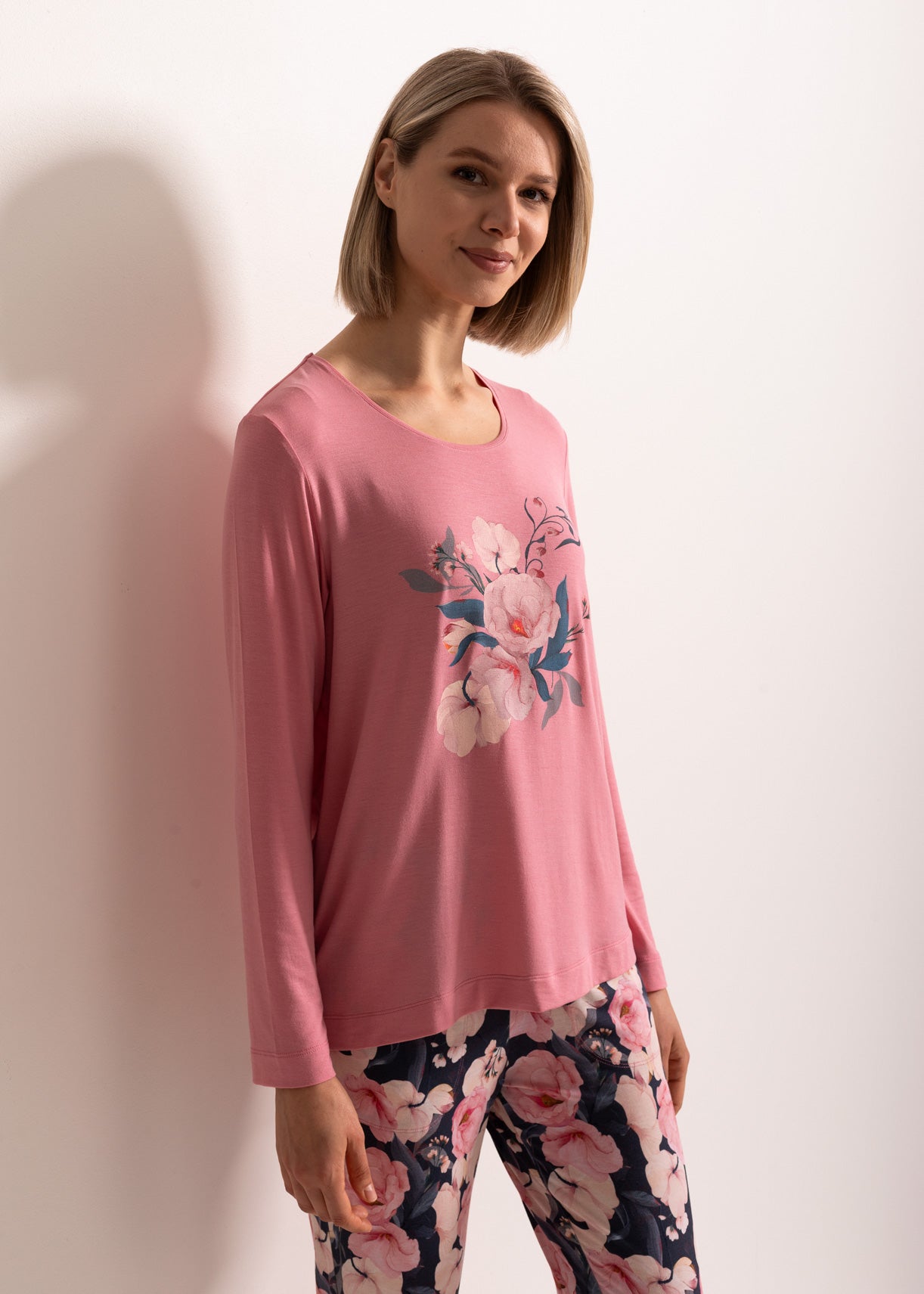 Pijama Damă Flora Modal Sofiaman.ro