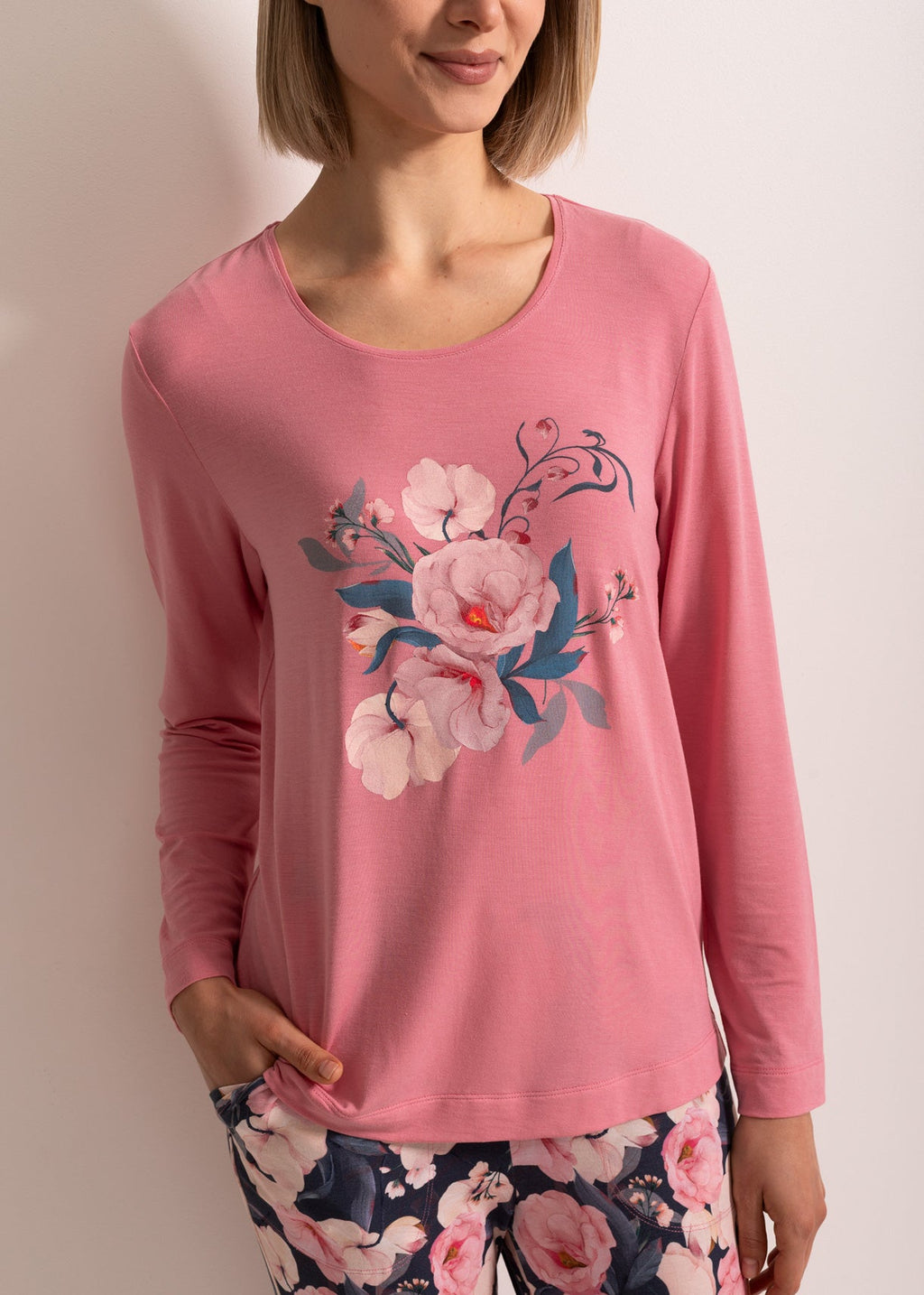 Pijama Damă Flora Modal Sofiaman.ro