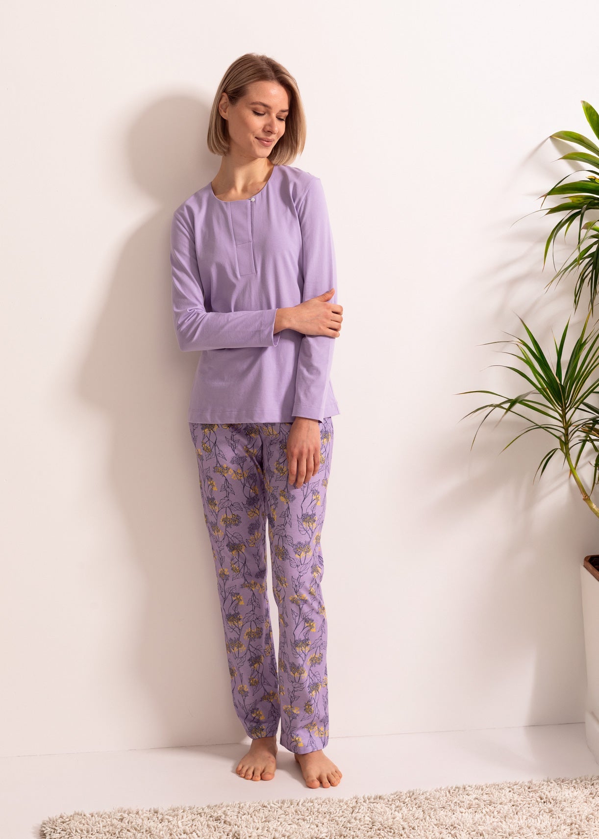 Pijama Damă Malena Bumbac TWIN Sofiaman.ro