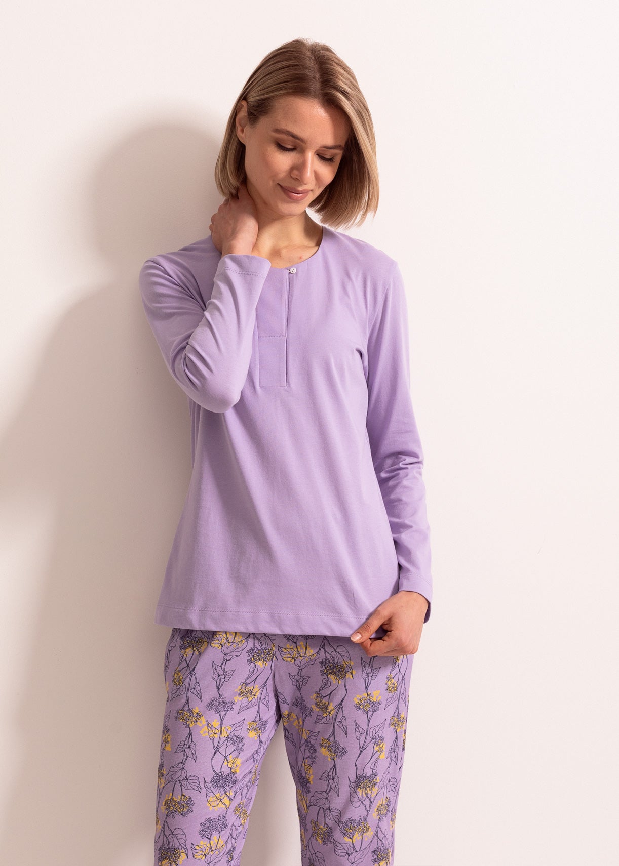 Pijama Damă Malena Bumbac TWIN Sofiaman.ro