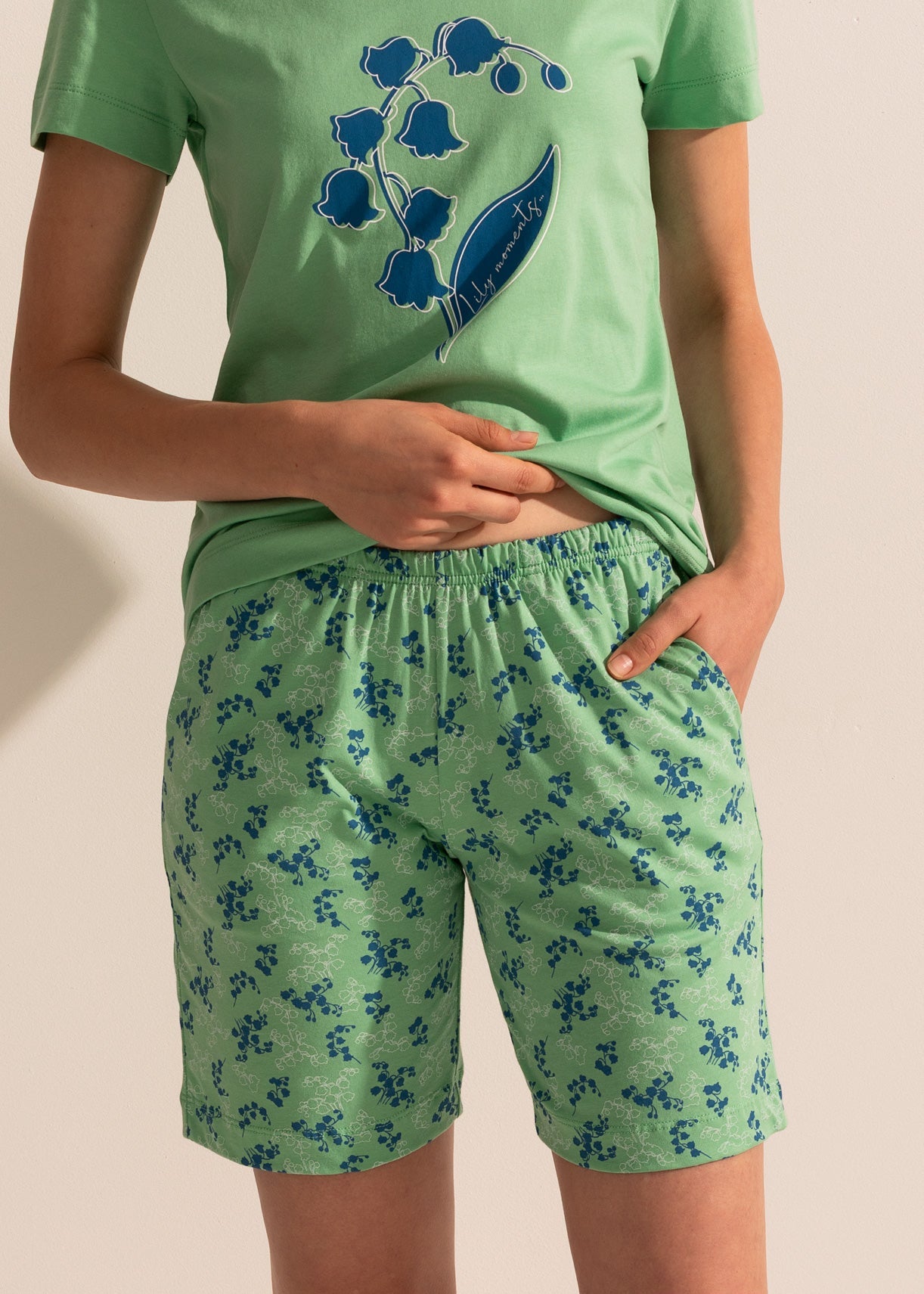 Pijama Damă Malena Bumbac TWIN Sofiaman.ro
