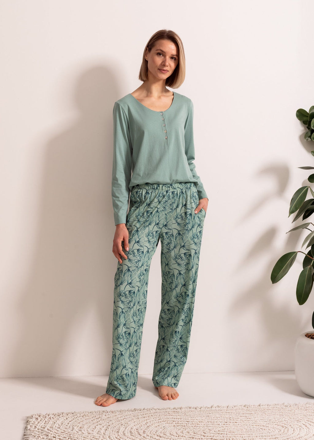 Pijama Damă Marla Romantic Modal Sofiaman.ro