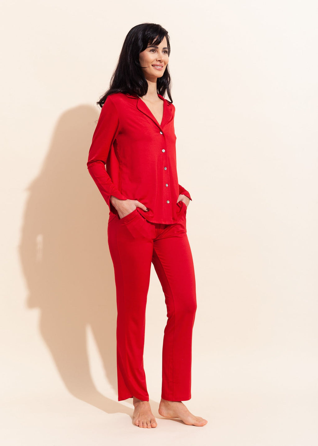 Pijama Damă Cozy Micromodal Sofiaman.ro