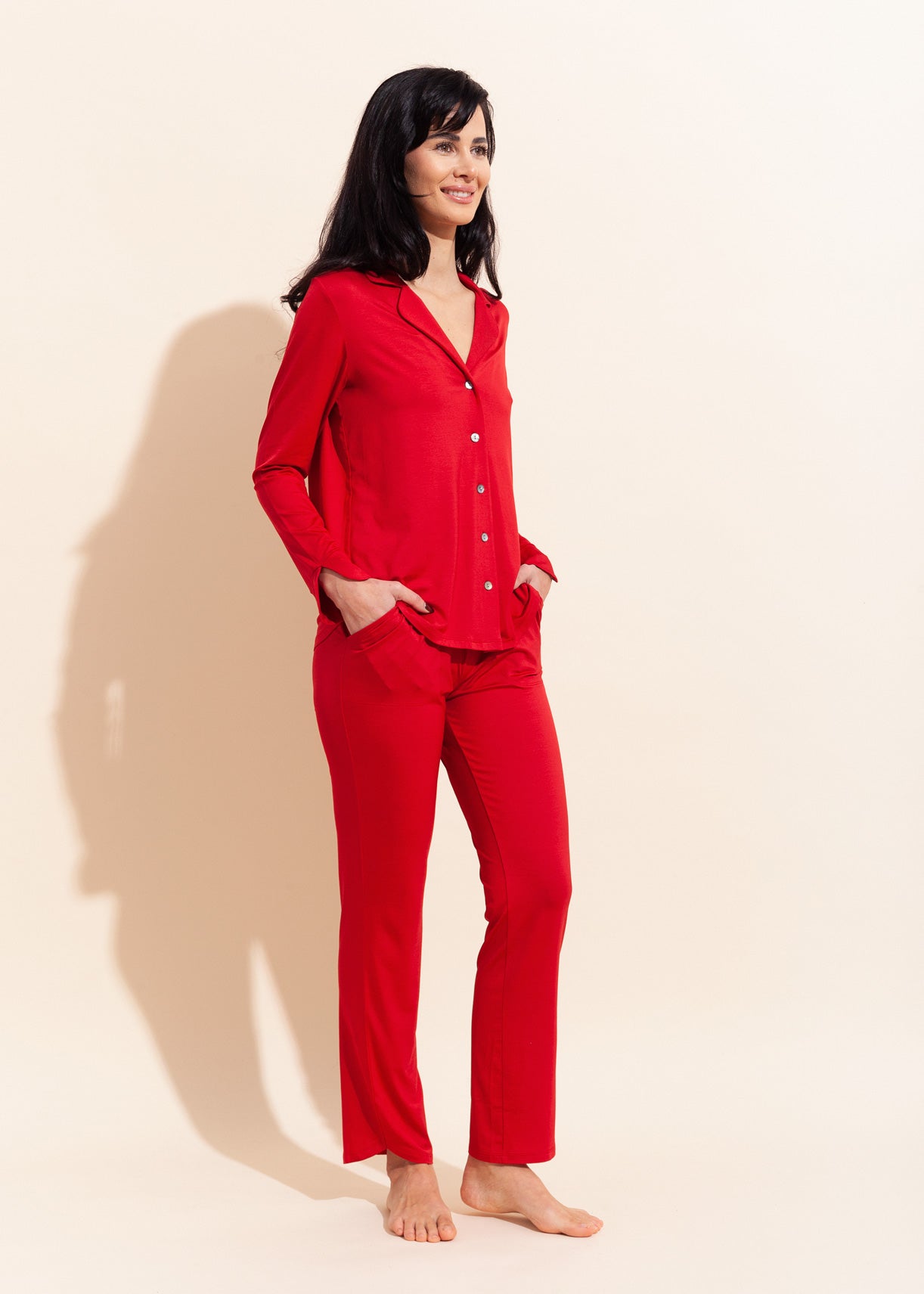 Pijama Damă Cozy Micromodal Sofiaman.ro