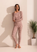 Pijama Damă Modal Aria Roz Sofiaman.ro