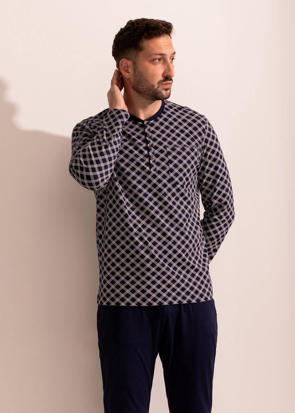 Pijama Bărbați Arlo Bumbac TWIN Sofiaman.ro