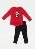 Pijama Fetițe Panda Bumbac Sofiaman.ro
