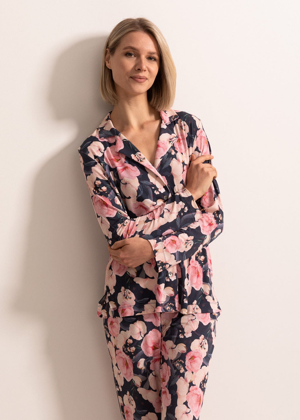 Pijama Rever Damă Flora Modal Sofiaman.ro