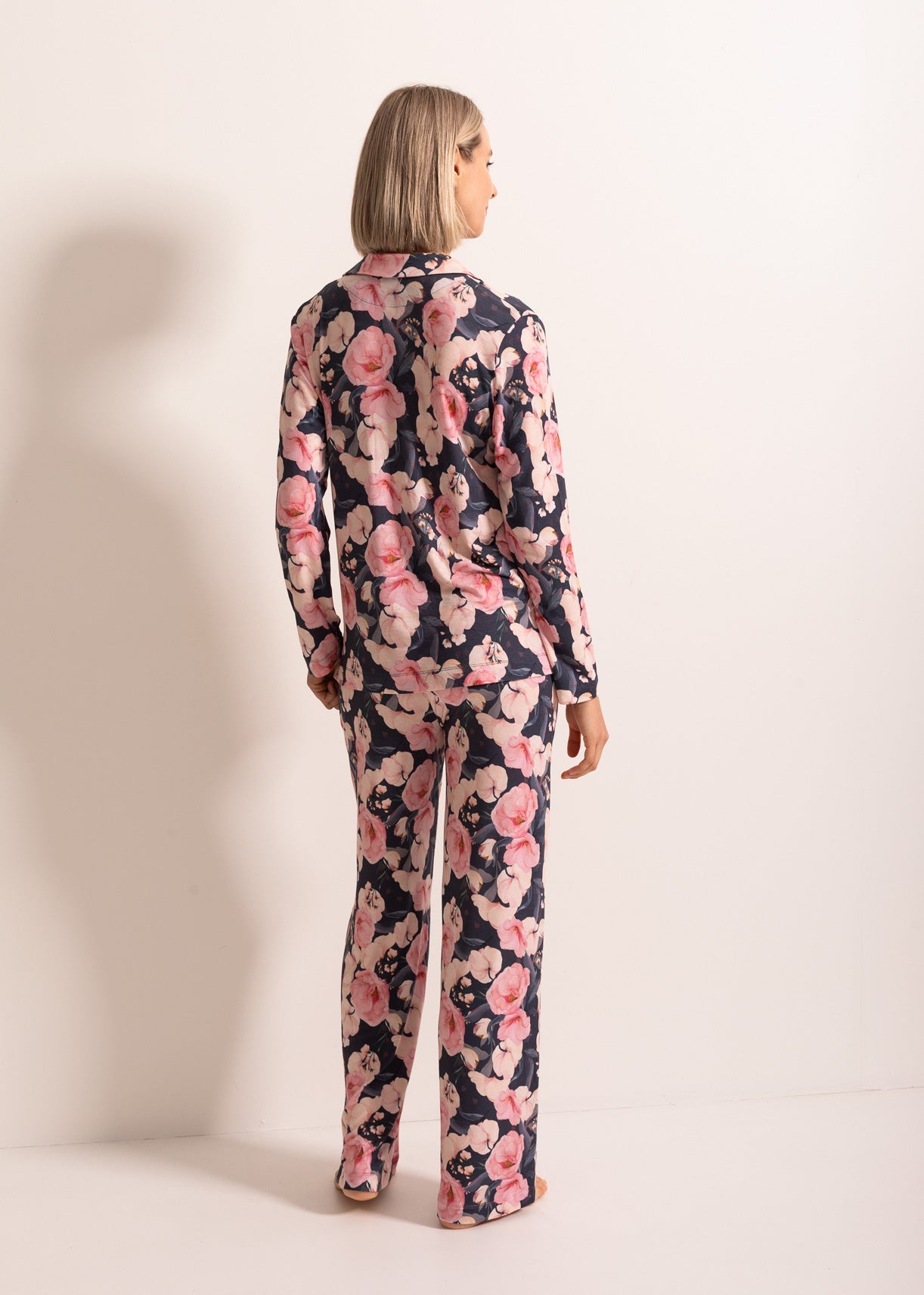 Pijama Rever Damă Flora Modal Sofiaman.ro