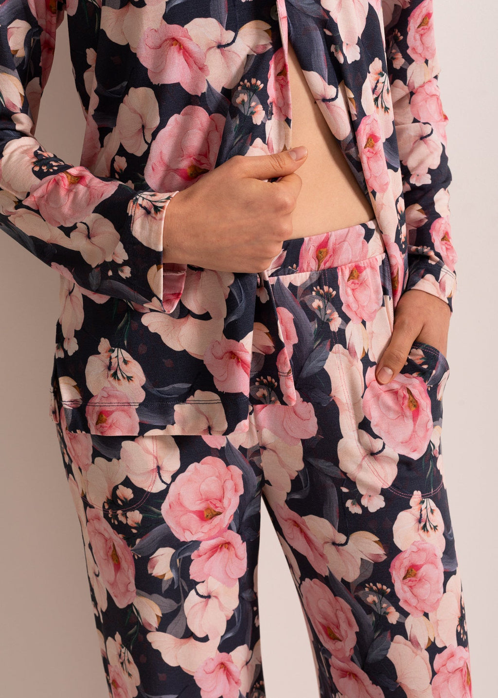Pijama Rever Damă Flora Modal Sofiaman.ro
