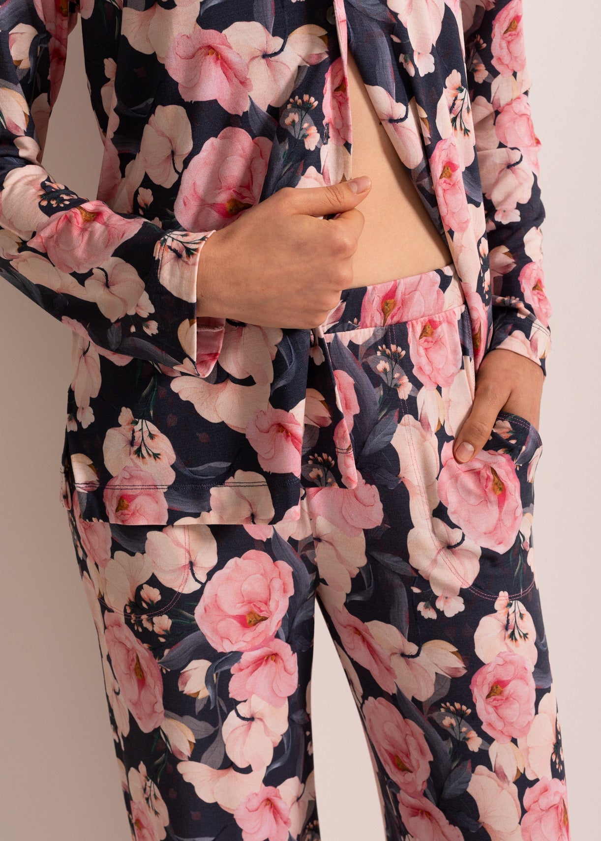 Pijama Rever Damă Flora Modal Sofiaman.ro