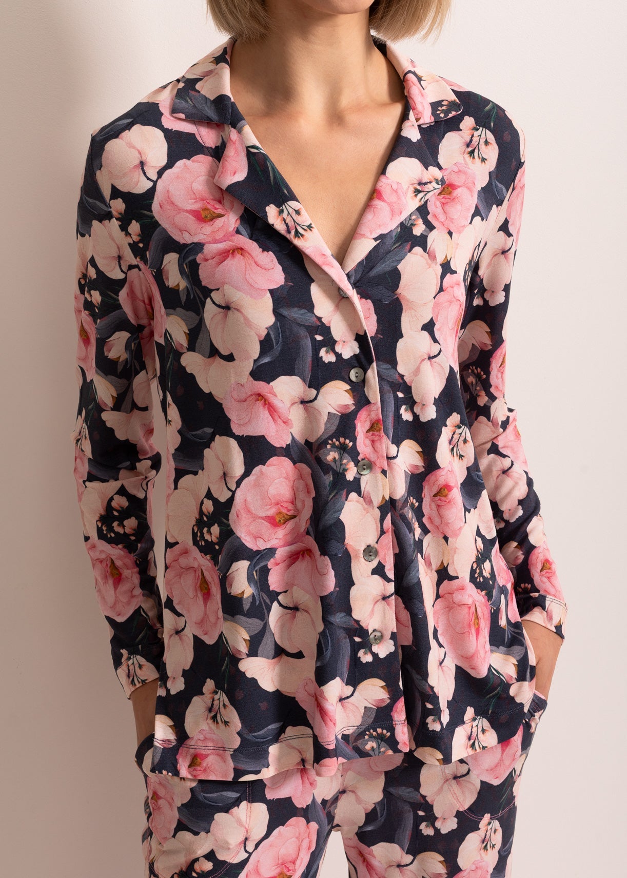 Pijama Rever Damă Flora Modal Sofiaman.ro