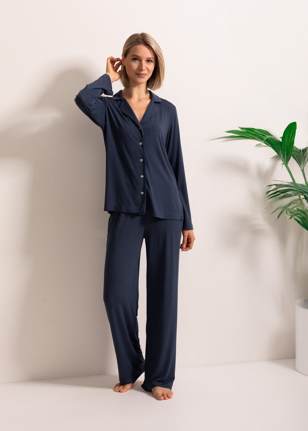 Pijama Rever Damă Flora Modal Sofiaman.ro