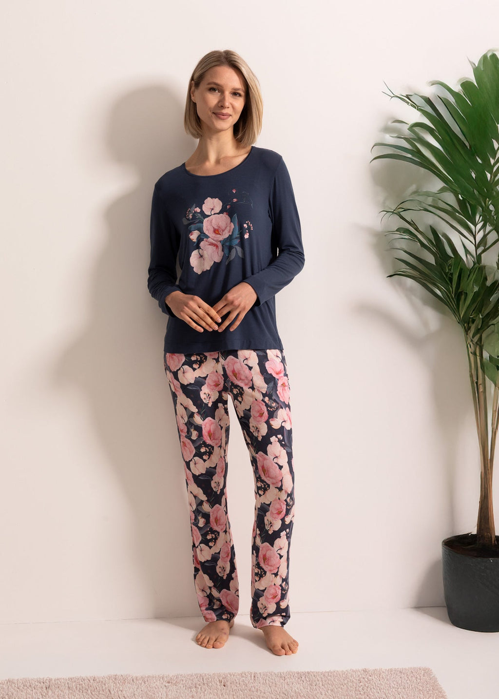 Pijama Damă Flora Modal Sofiaman.ro