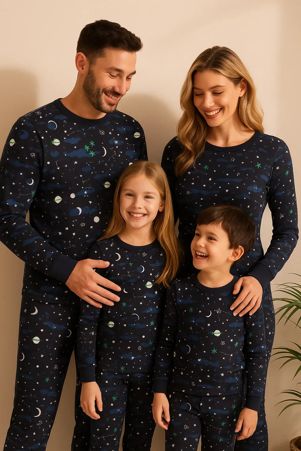 Pijama Baby Galaxy Bumbac Sofiaman.ro