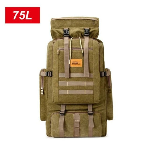 Rucsac impermeabil de camping, drumeție, 100L, capacitate mare