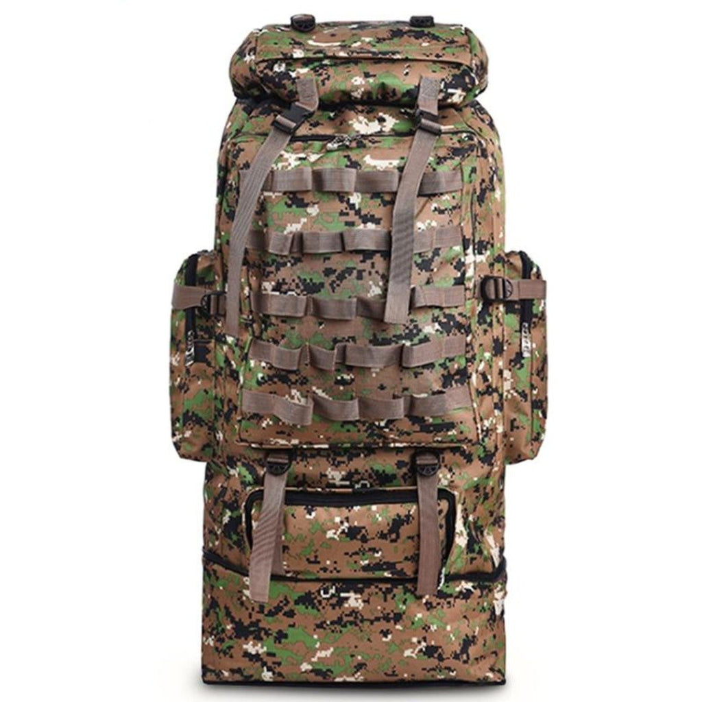Rucsac impermeabil de camping, drumeție, 100L, capacitate mare