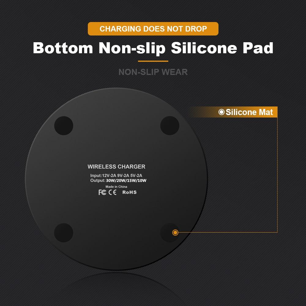 Dragon W9 30W Wireless Charging Pad - Cart2u.ro